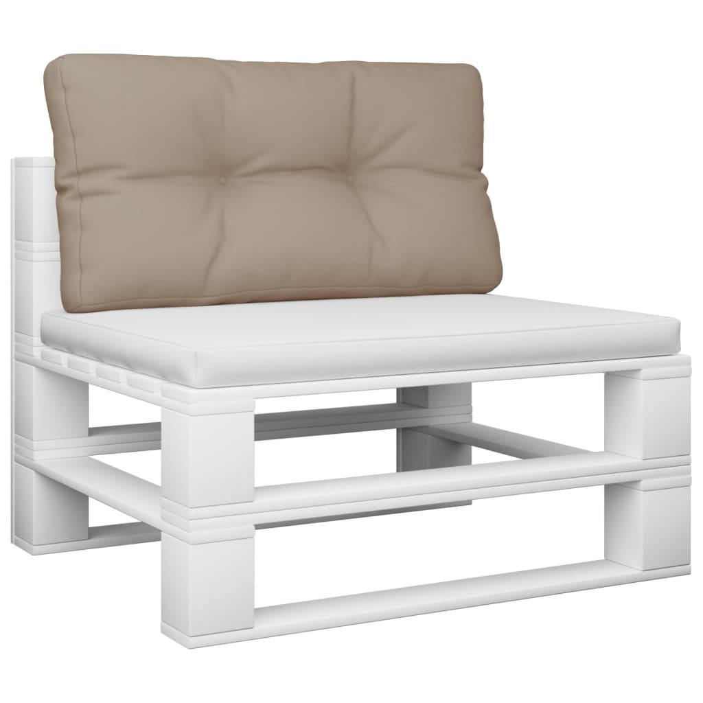 Μαξιλάρι Παλέτας Taupe 70 x 40 x 12 εκ. Υφασμάτινο - Pakobazaar