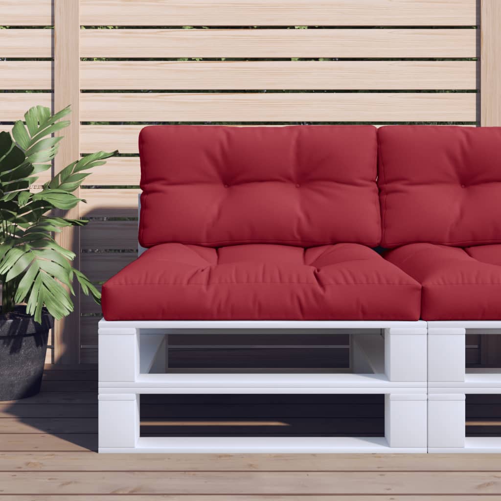 Μαξιλάρι Παλέτας Μπορντό 70 x 40 x 12 εκ. Υφασμάτινο - Pakobazaar