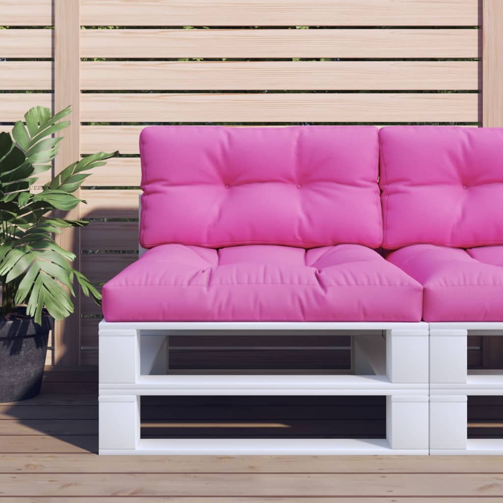 Μαξιλάρι Παλέτας Ροζ 70 x 40 x 12 εκ. Υφασμάτινο - Pakobazaar