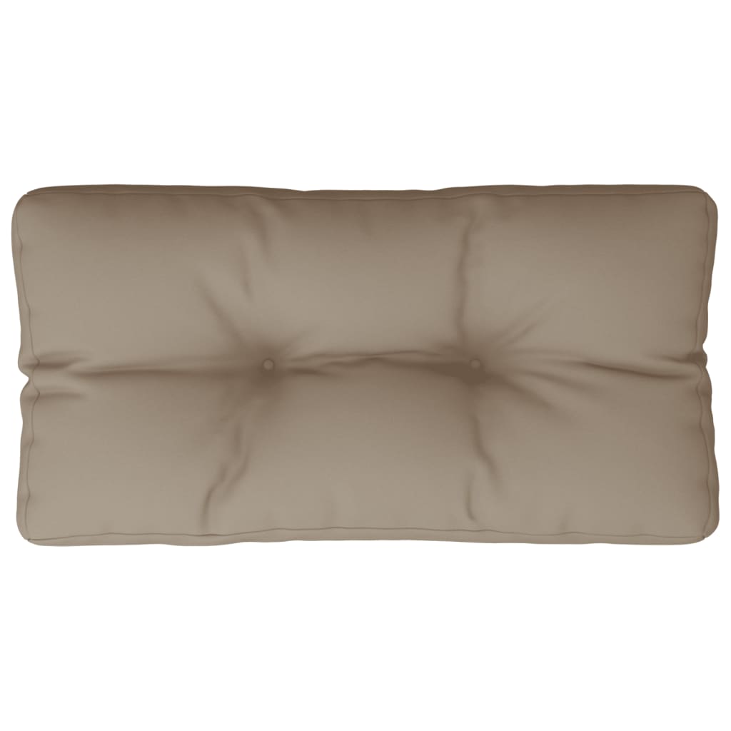 Μαξιλάρι Παλέτας Taupe 80 x 40 x 12 εκ. Υφασμάτινο