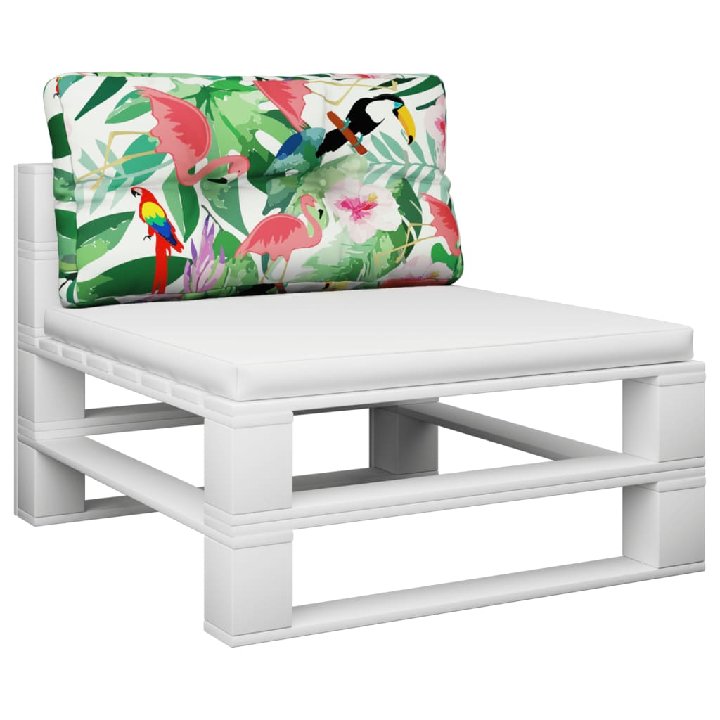 Μαξιλάρι Παλέτας Πολύχρωμο 80 x 40 x 12 εκ. Υφασμάτινο - Pakobazaar