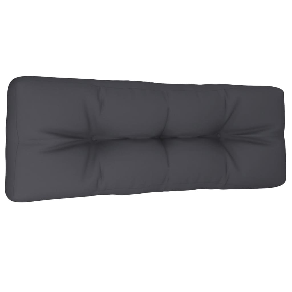 Μαξιλάρι Παλέτας Ανθρακί 120 x 40 x 12 εκ. Υφασμάτινο - Pakobazaar