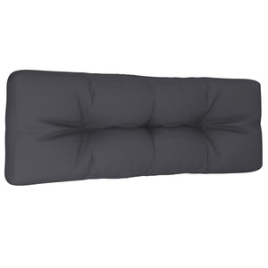 Μαξιλάρι Παλέτας Ανθρακί 120 x 40 x 12 εκ. Υφασμάτινο - Pakobazaar