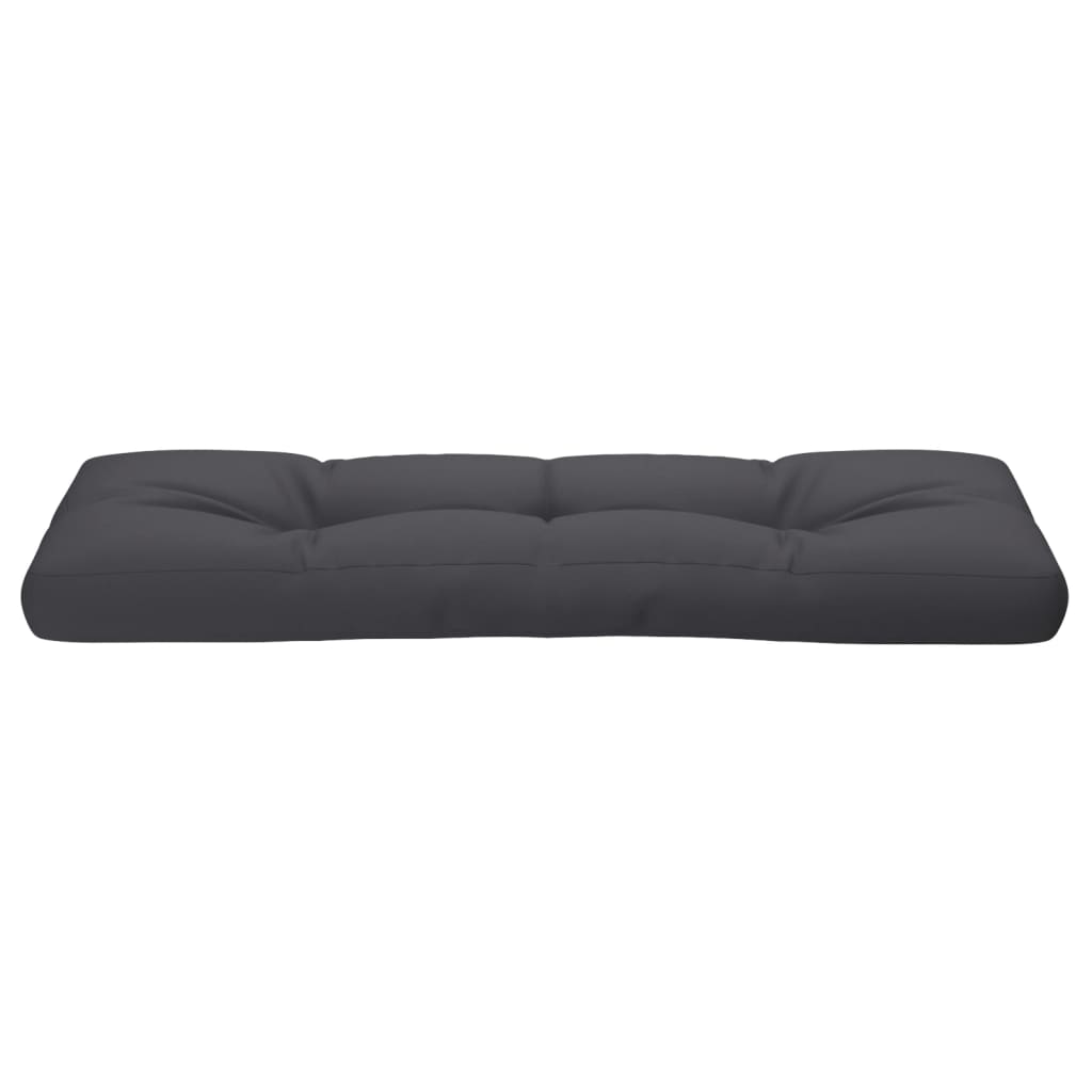 Μαξιλάρι Παλέτας Ανθρακί 120 x 40 x 12 εκ. Υφασμάτινο - Pakobazaar