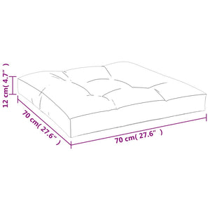 Μαξιλάρια Παλέτας 2 τεμ. Taupe Υφασμάτινα