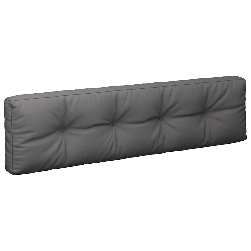 Μαξιλάρια Καναπέ Παλέτας 2 τεμ. Ανθρακί Υφασμάτινα - Pakobazaar