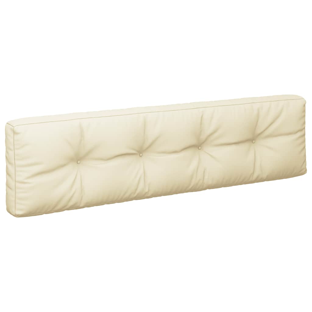 Μαξιλάρια Παλέτας 2 τεμ. Κρεμ Υφασμάτινα - Pakobazaar