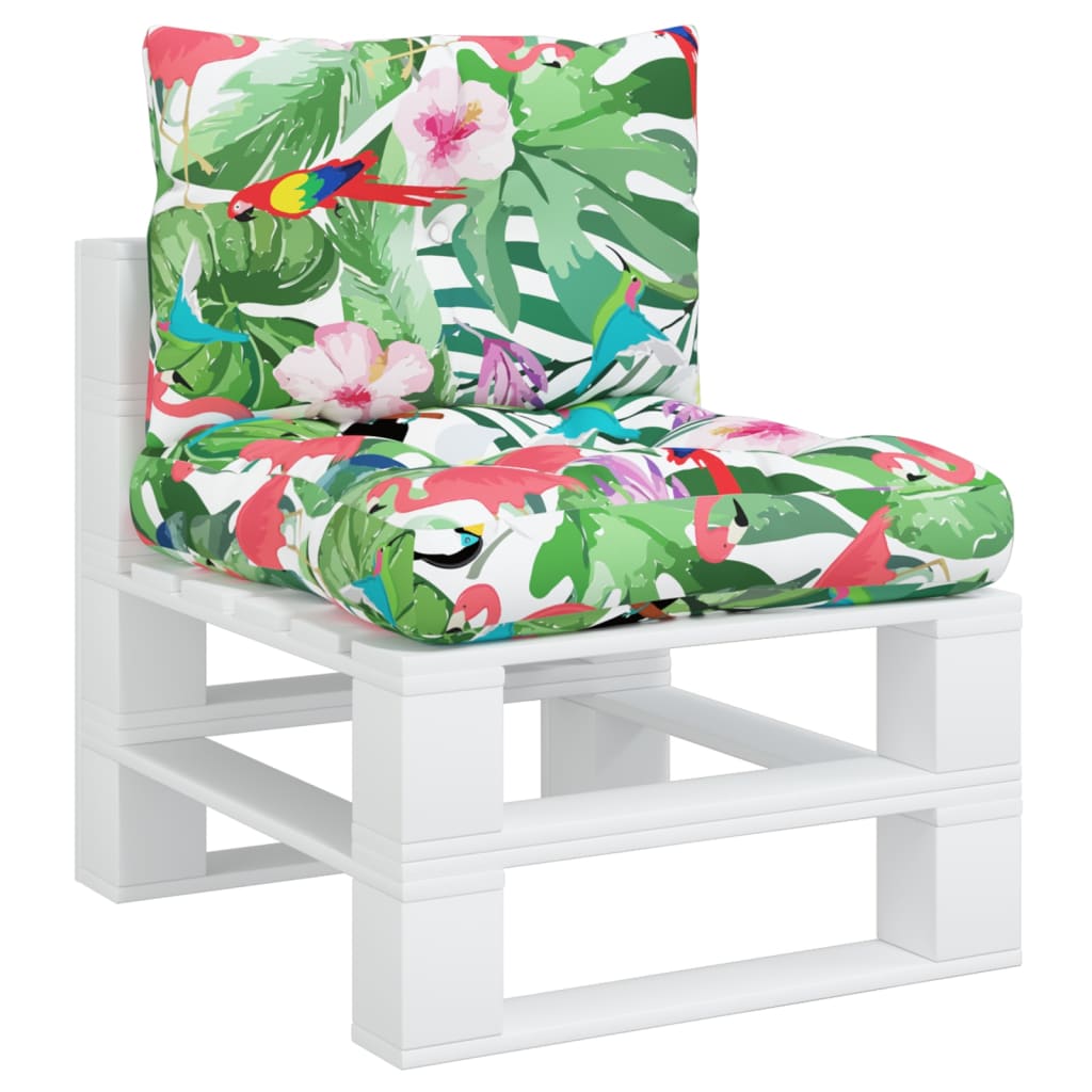 Μαξιλάρια Παλέτας 2 τεμ. Πολύχρωμα από Ύφασμα Oxford