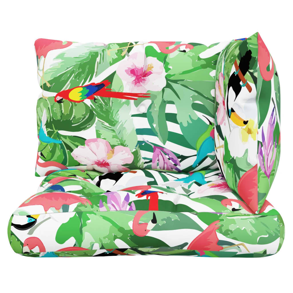 Μαξιλάρια Παλέτας 3 τεμ. Πολύχρωμα από Ύφασμα Oxford - Pakobazaar