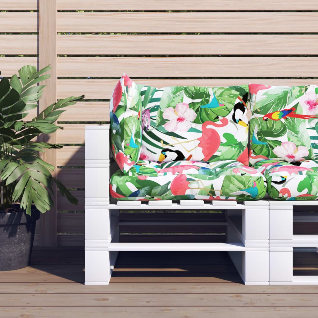 Μαξιλάρια Παλέτας 3 τεμ. Πολύχρωμα από Ύφασμα Oxford - Pakobazaar