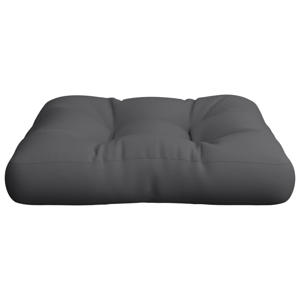 Μαξιλάρι Παλέτας Ανθρακί 60 x 61,50 x 12 εκ. Υφασμάτινο - Pakobazaar