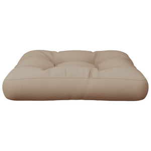Μαξιλάρι Παλέτας Taupe 60 x 61,5 x 10 εκ. Υφασμάτινο - Pakobazaar