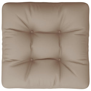 Μαξιλάρι Παλέτας Taupe 60 x 61,5 x 10 εκ. Υφασμάτινο - Pakobazaar