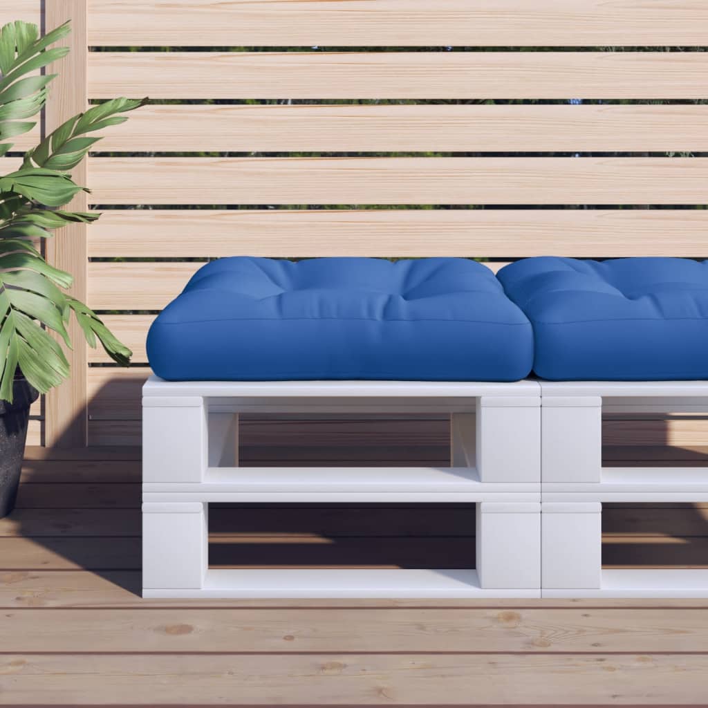 Μαξιλάρι Παλέτας Μπλε 58 x 58 x 10 εκ. Υφασμάτινο - Pakobazaar