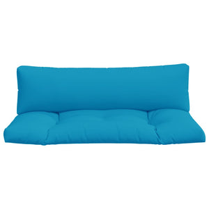 Μαξιλάρια Παλέτας 2 τεμ. Γαλάζια Υφασμάτινα - Pakobazaar