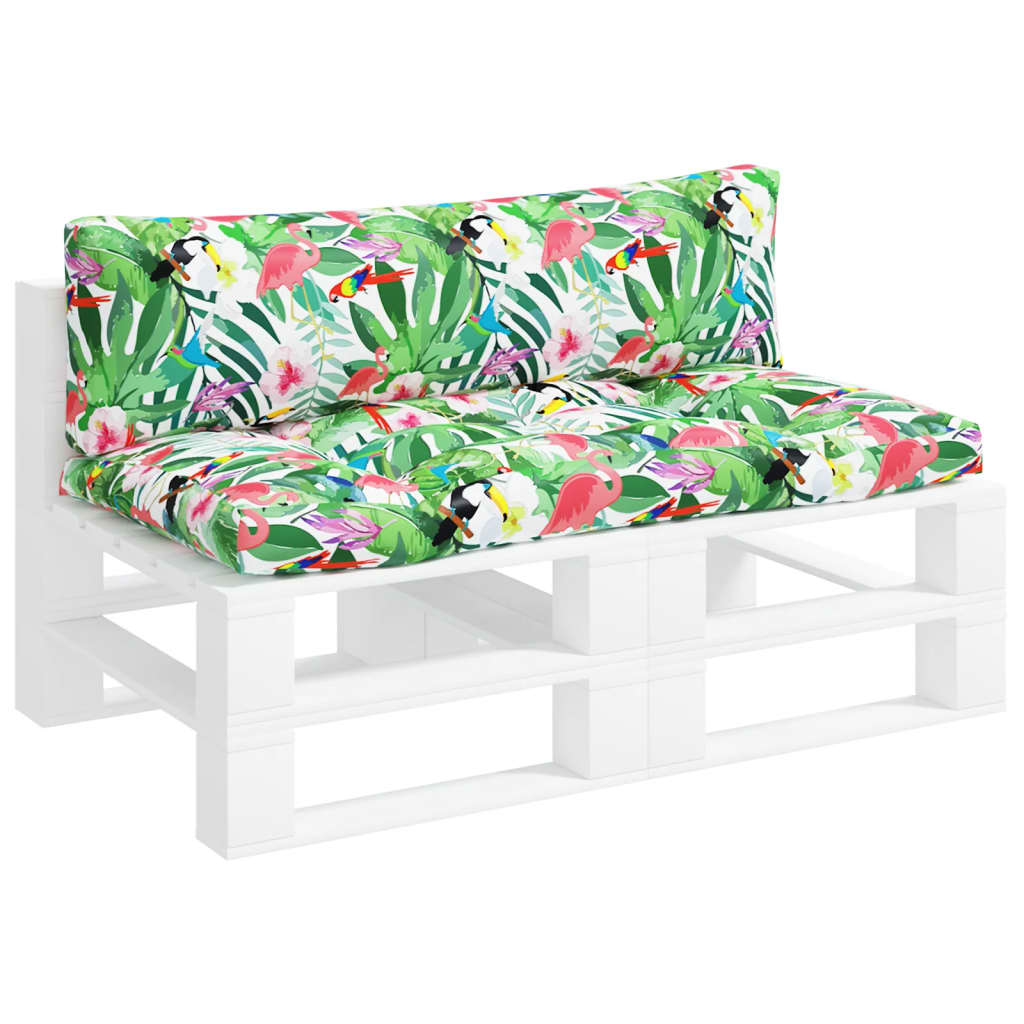 Μαξιλάρια Παλέτας 2 τεμ. Πολύχρωμα από Ύφασμα Oxford - Pakobazaar