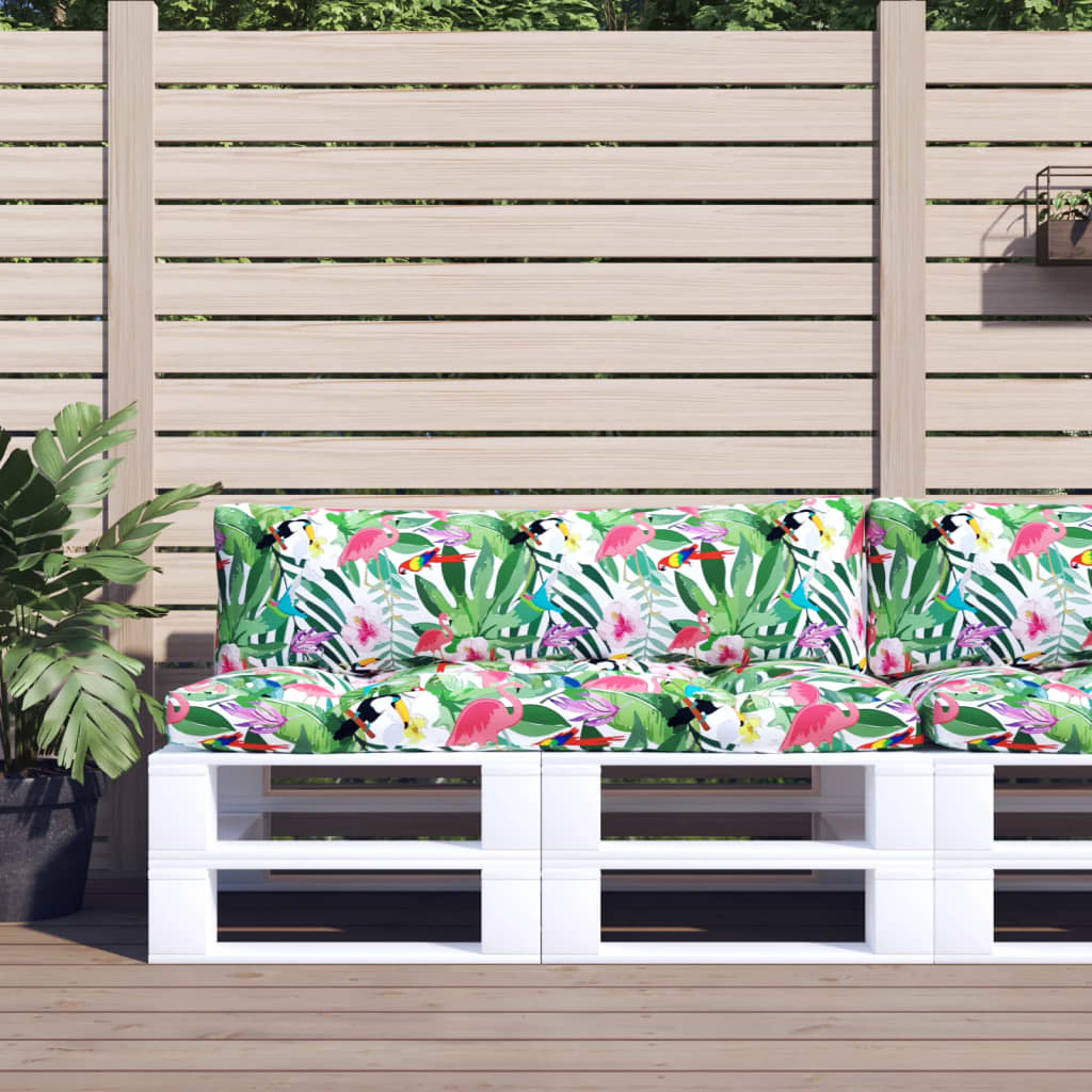 Μαξιλάρια Παλέτας 2 τεμ. Πολύχρωμα από Ύφασμα Oxford - Pakobazaar