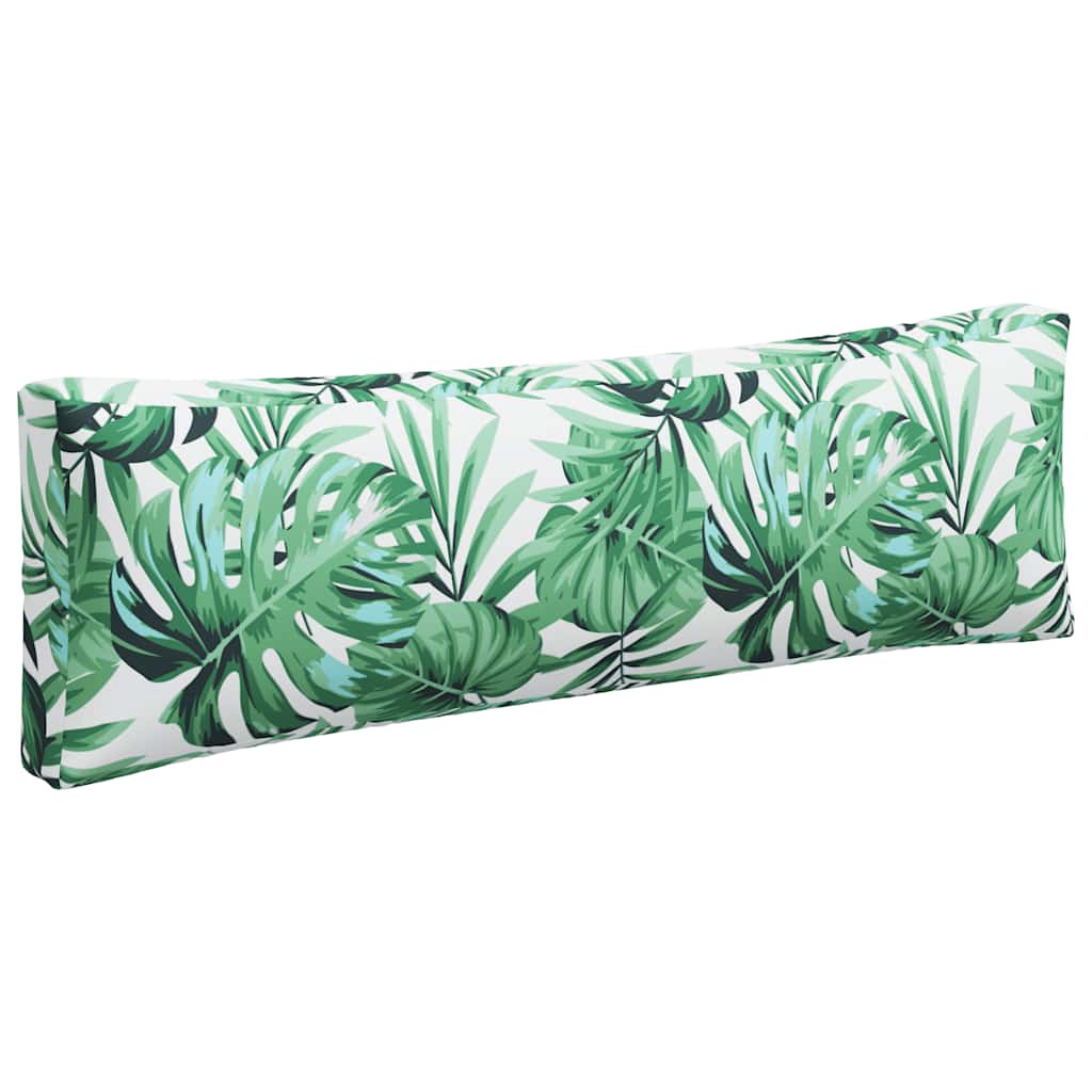 Μαξιλάρια Παλέτας 3 τεμ. Σχέδιο Φύλλων Υφασμάτινα - Pakobazaar