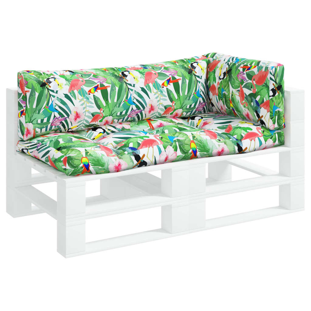 Μαξιλάρια Παλέτας 3 τεμ. Πολύχρωμα από Ύφασμα Oxford - Pakobazaar