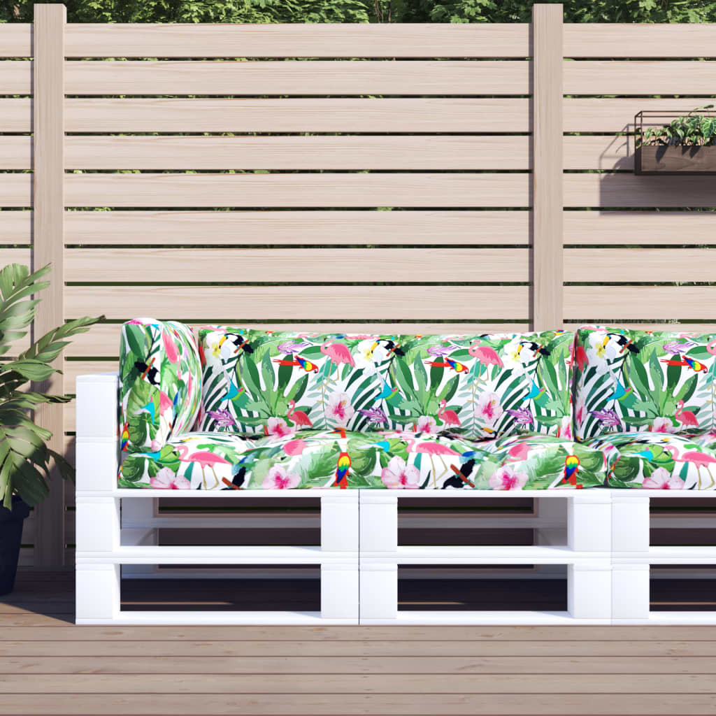 Μαξιλάρια Παλέτας 3 τεμ. Πολύχρωμα από Ύφασμα Oxford - Pakobazaar