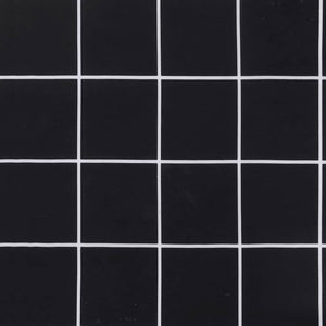Μαξιλάρια Καρέκλας 2 τεμ. Μαύρο Καρό 40 x 40 x 4 εκ. Υφασμάτινα - Pakobazaar