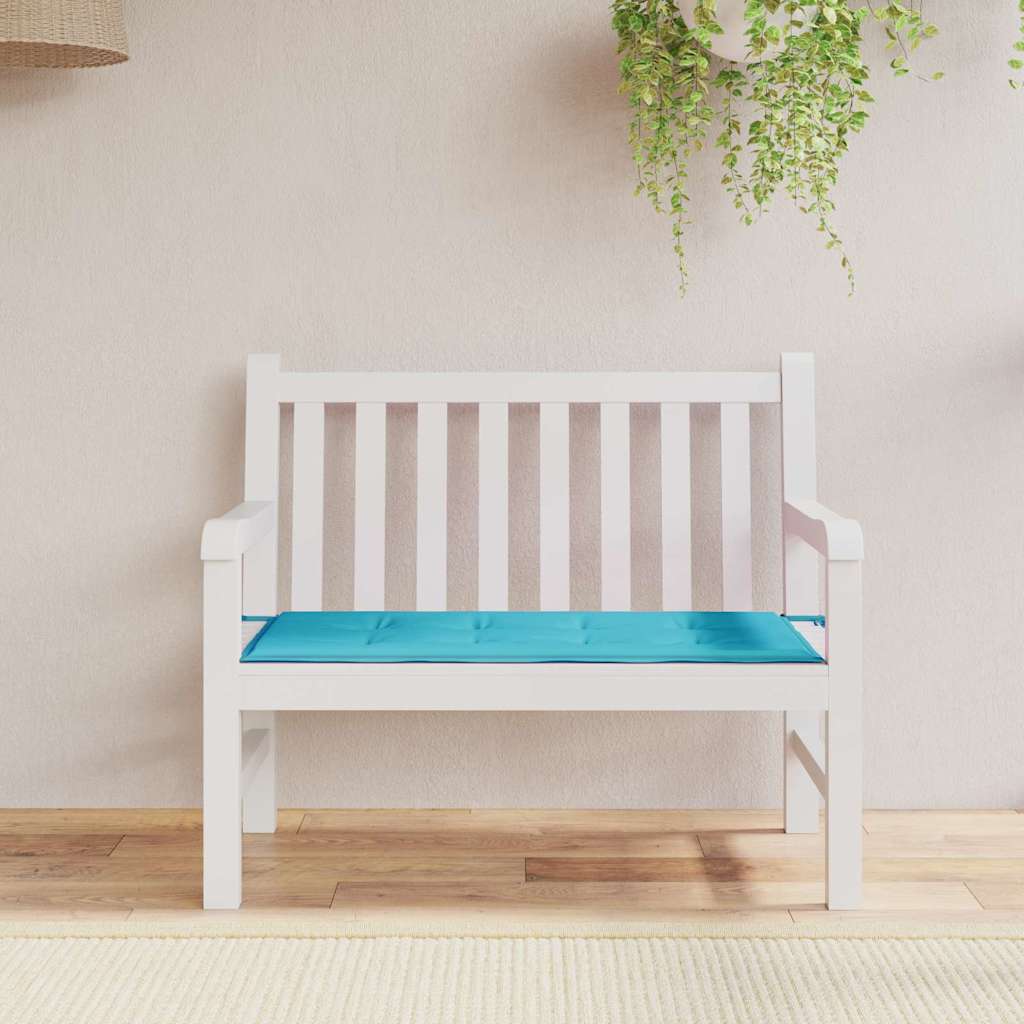 Μαξιλάρι καρέκλας Τιρκουάζ 100 x 50 x 3 cm Ύφασμα Όξφορντ