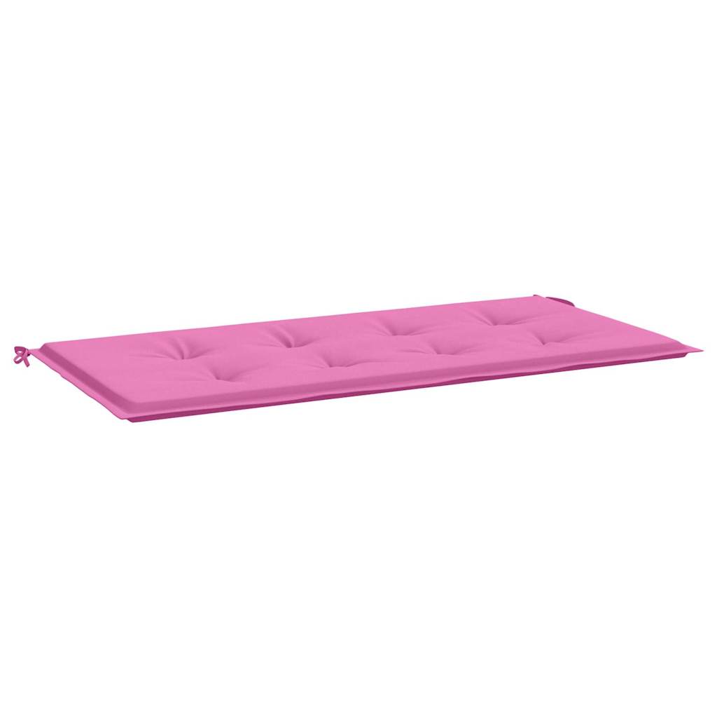 Μαξιλάρι καρέκλας Μονόχρωμο Ροζ 120 x 50 x 3 cm Ύφασμα Όξφορντ