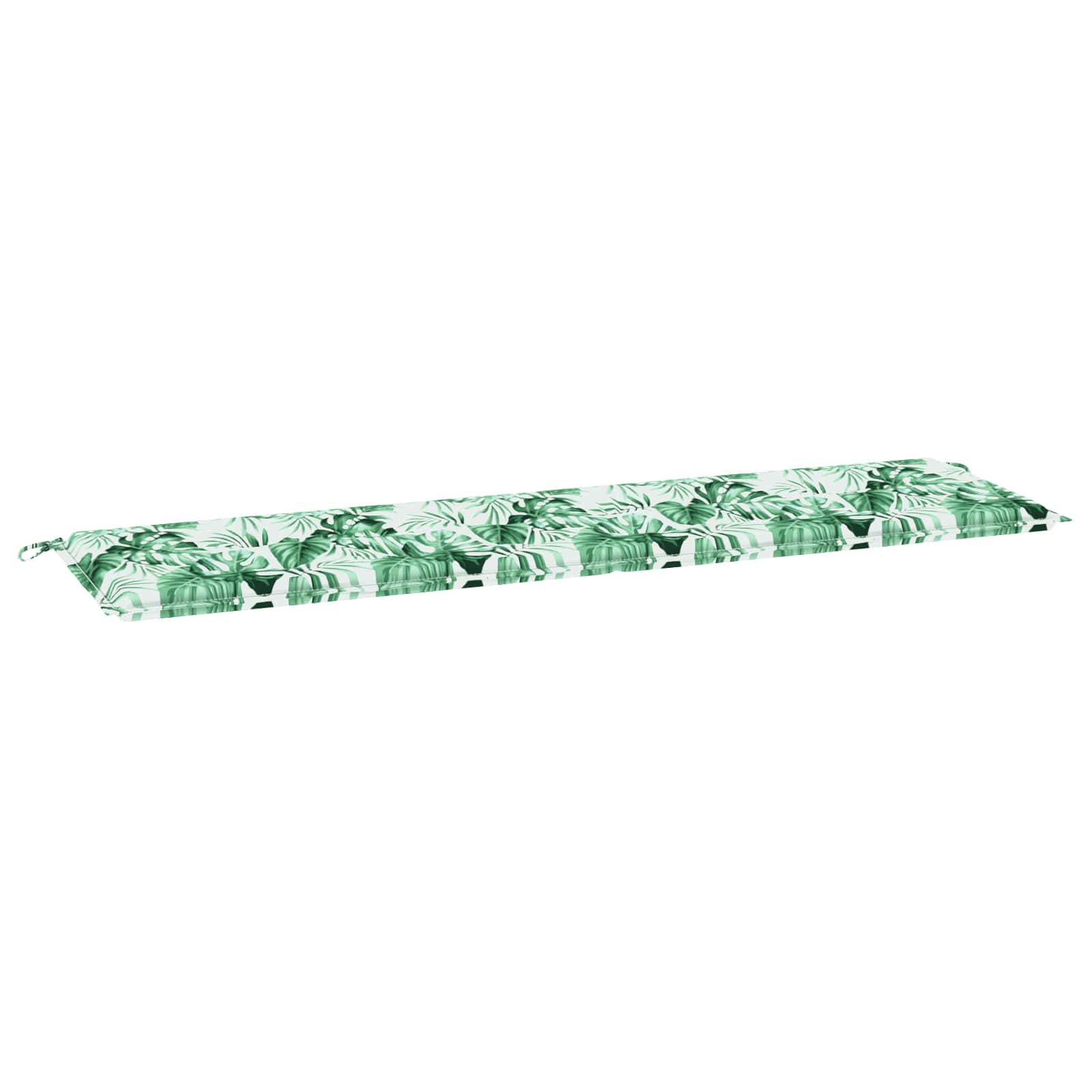 Pad για Παγκάκι Μοτίβο φύλλων 150 x 50 x 3 cm Ύφασμα Όξφορντ