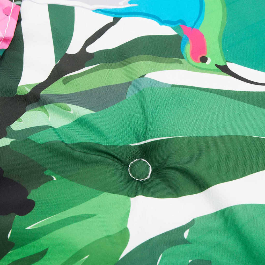 Pad για Παγκάκι Floral Πολύχρωμο 150 x 50 x 3 cm Ύφασμα Όξφορντ