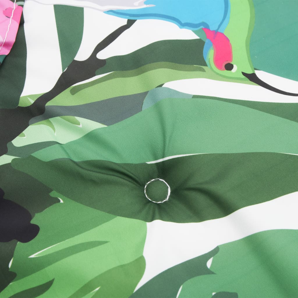 Μαξιλάρια Καρέκλας με Ψηλή Πλάτη 4 τεμ. Πολύχρωμα Υφασμάτινα