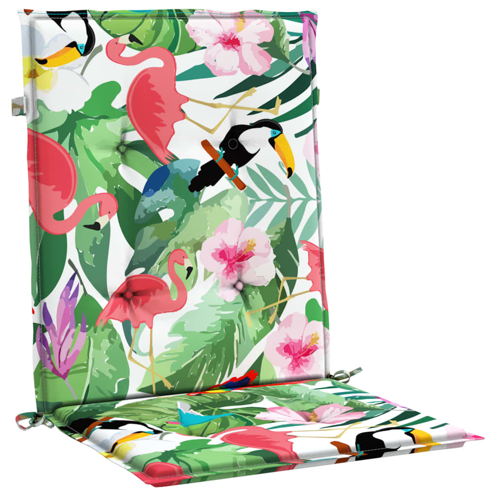 Μαξιλάρια Καρέκλας με Πλάτη 4 τεμ. Πολύχρωμα Υφασμάτινα