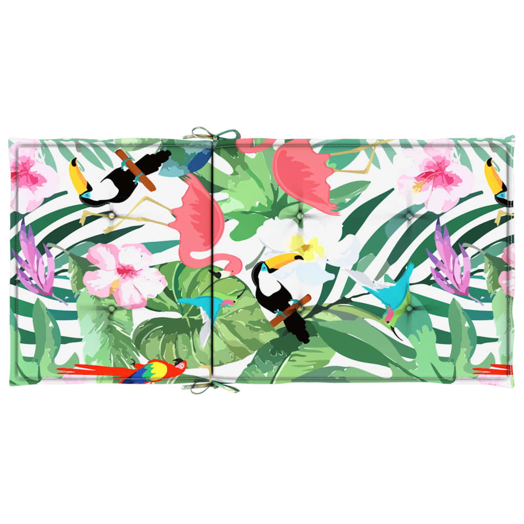 Μαξιλάρια Καρέκλας με Πλάτη 4 τεμ. Πολύχρωμα Υφασμάτινα