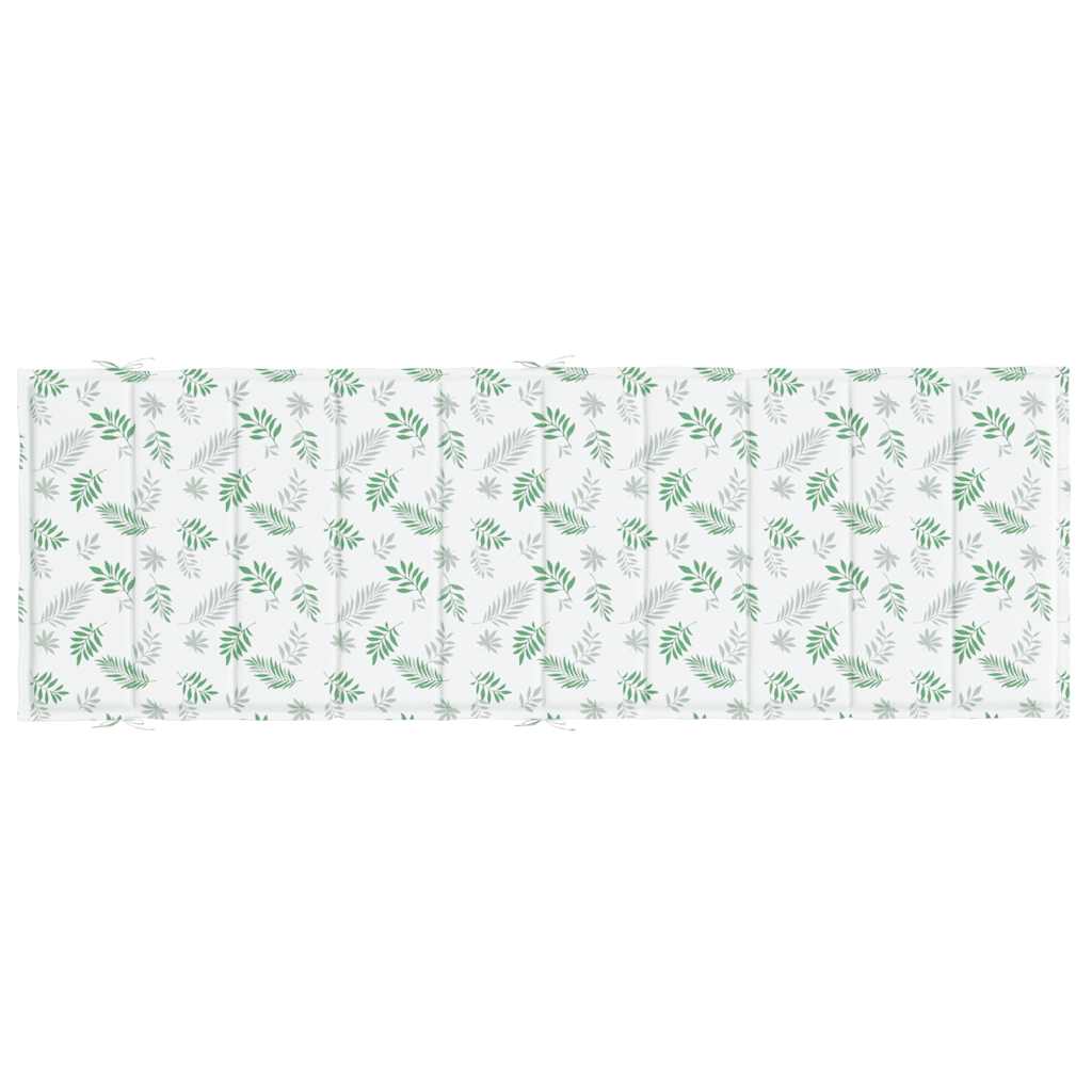 Μαξιλάρι Ξαπλώστρας με Σχέδιο Φύλλων από Ύφασμα Oxford