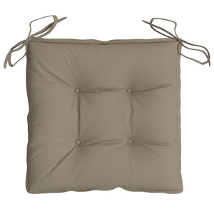 Μαξιλάρια Καρέκλας Κήπου 2 τεμ. Taupe 40x40x7 εκ. Υφασμάτινα
