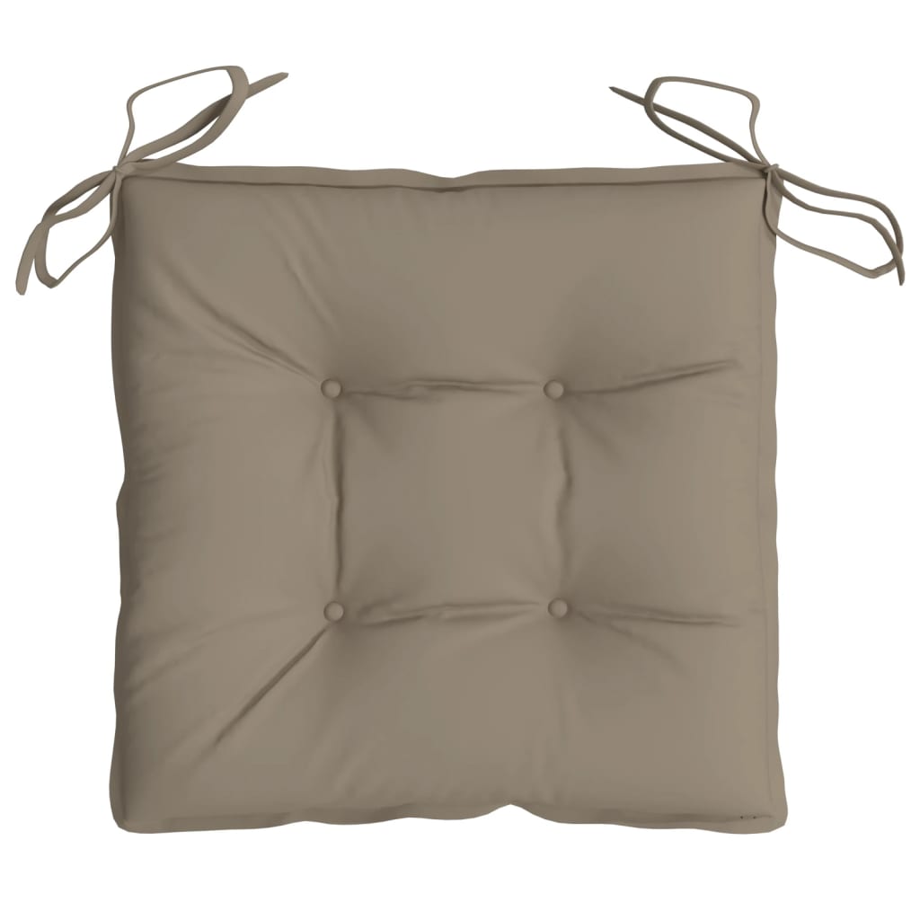Μαξιλάρια Παλέτας Κήπου 2 τεμ. Taupe 50x50x7 εκ. Oxford Ύφασμα