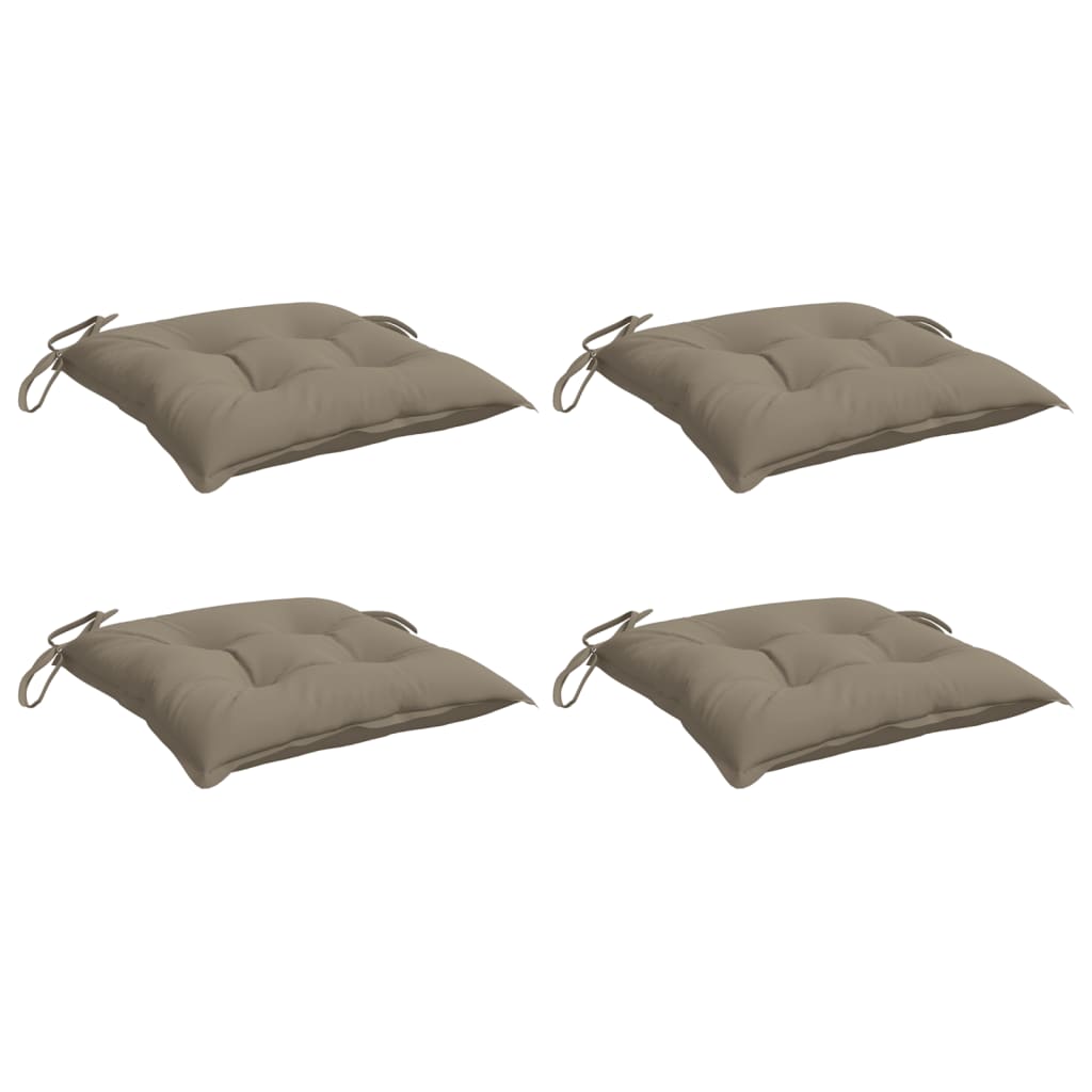 Μαξιλάρια Παλέτας Κήπου 4 τεμ. Taupe 50x50x7 εκ. Oxford Ύφασμα