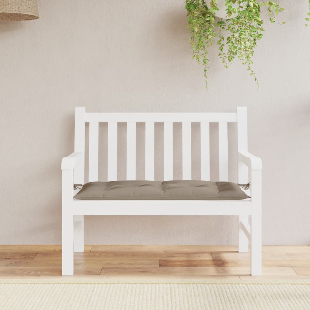 Μαξιλάρι Πάγκου Κήπου Taupe 100x50x7 εκ. Ύφασμα Oxford