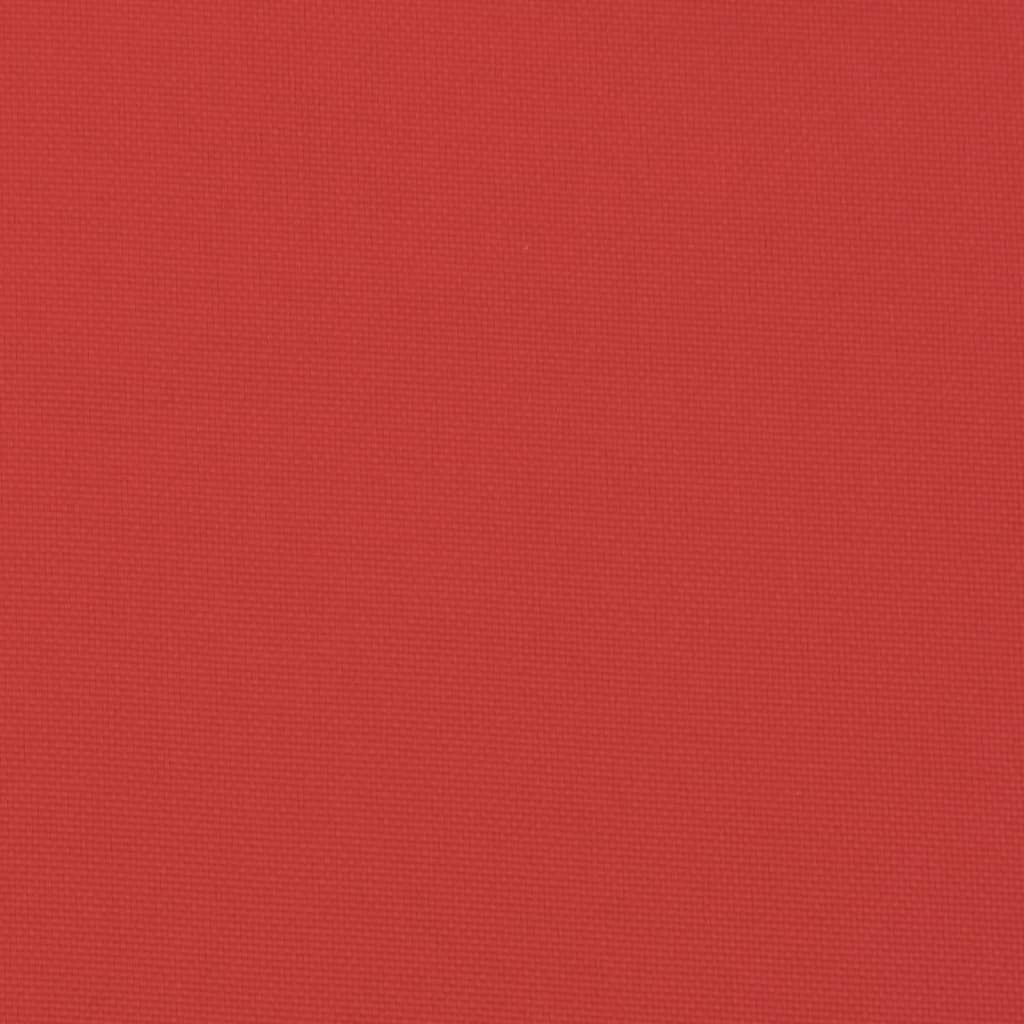 Μαξιλάρι Πάγκου Κήπου Κόκκινο 120x50x7 εκ. Ύφασμα Oxford