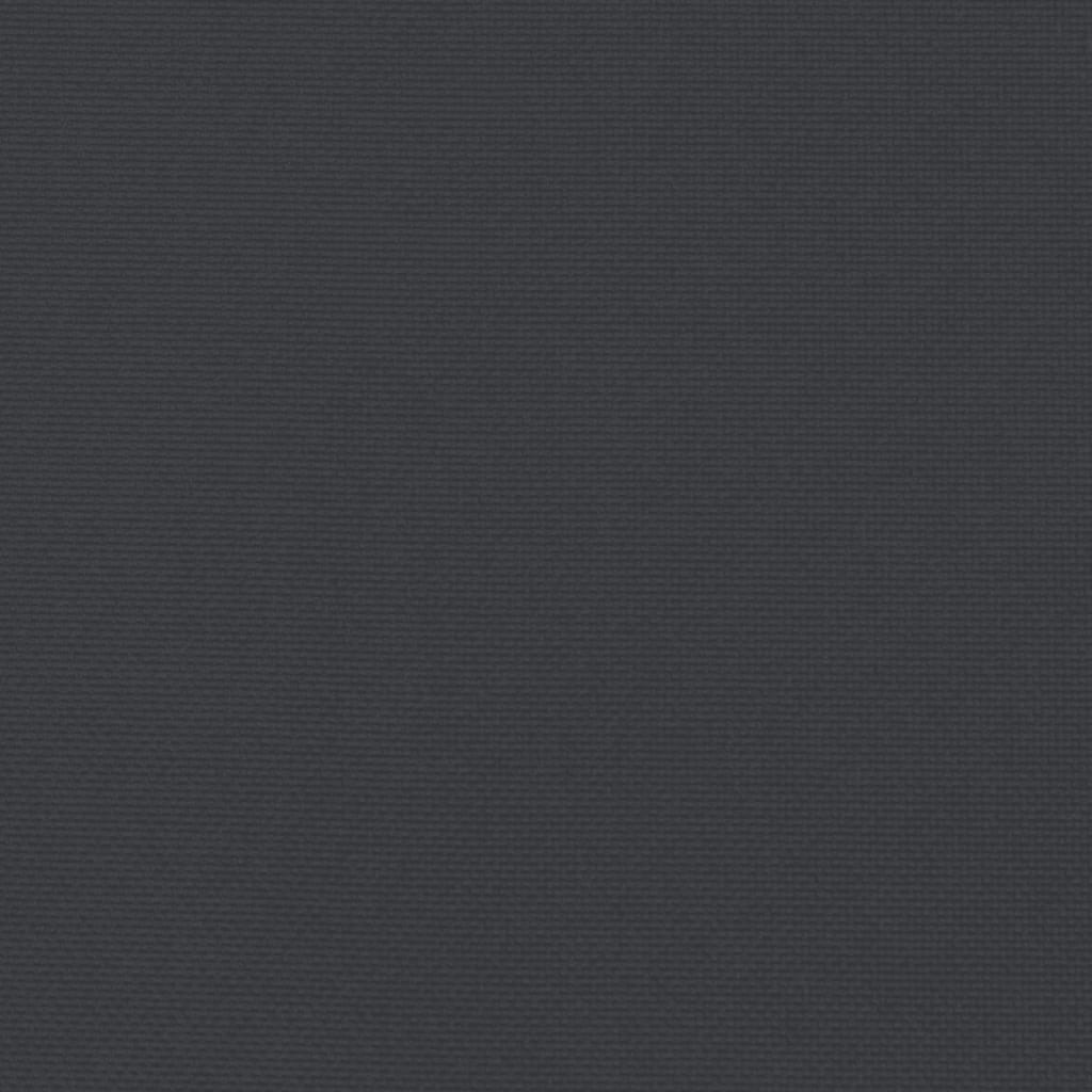 Μαξιλάρι Πάγκου Κήπου Μαύρο 120x50x7 εκ. Ύφασμα Oxford