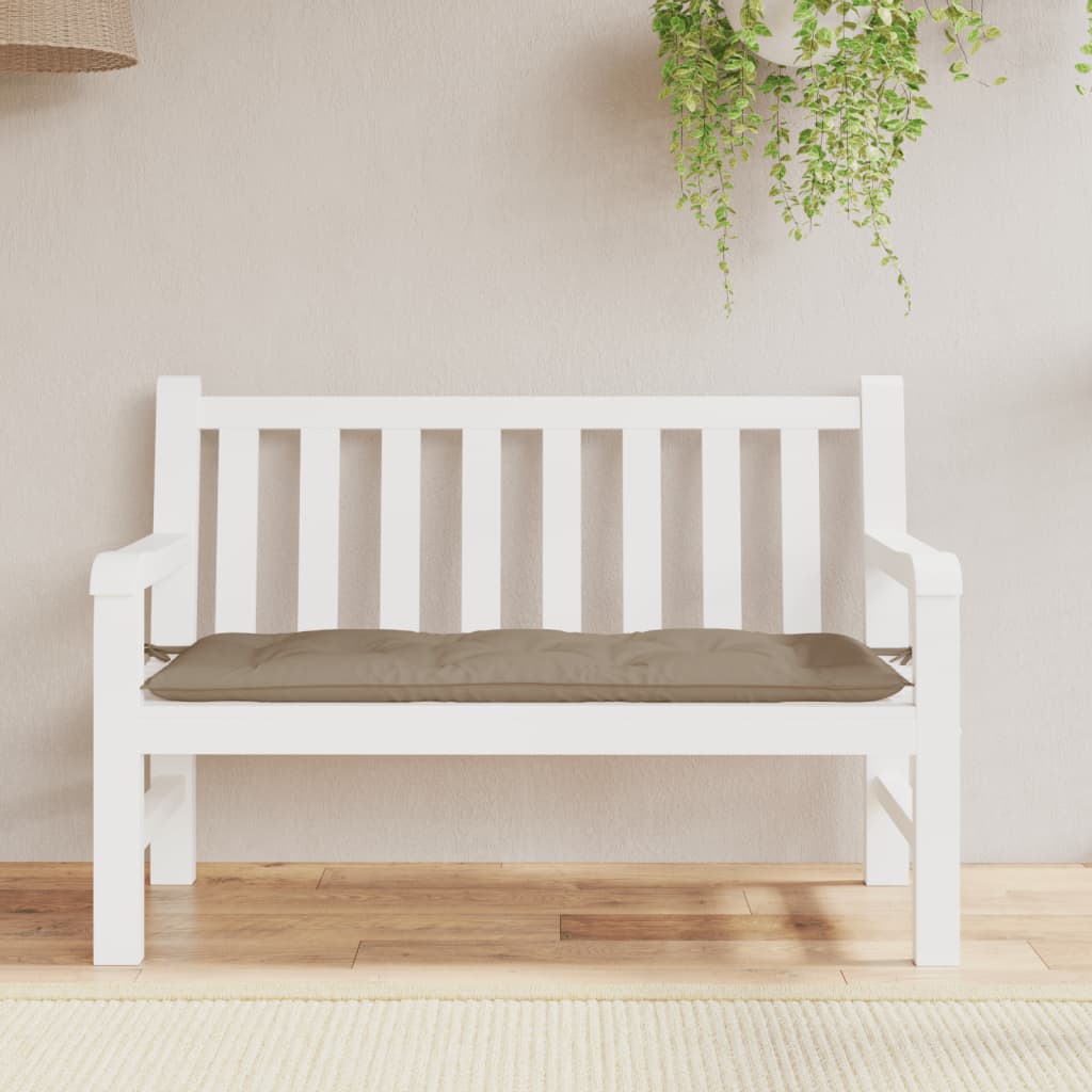 Μαξιλάρι Πάγκου Κήπου Taupe 120x50x7 εκ. Ύφασμα Oxford