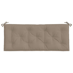 Μαξιλάρι Πάγκου Κήπου Taupe 120x50x7 εκ. Ύφασμα Oxford