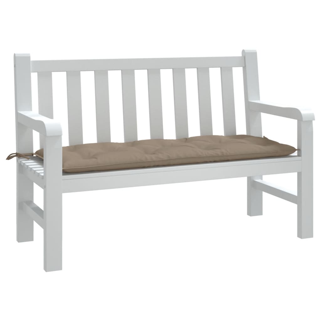Μαξιλάρι Πάγκου Κήπου Taupe 120x50x7 εκ. Ύφασμα Oxford
