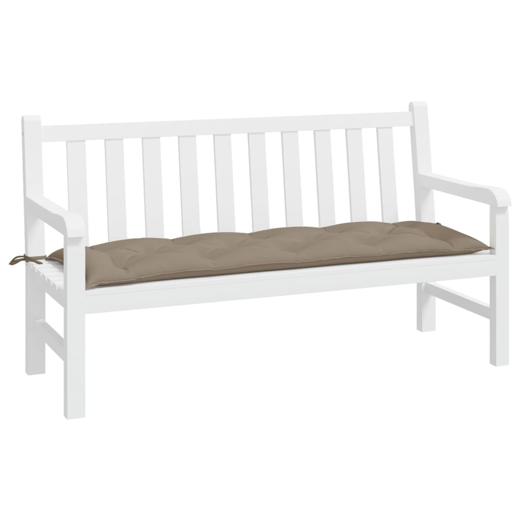 Μαξιλάρι Πάγκου Κήπου Taupe 150x50x7 εκ. Ύφασμα Oxford