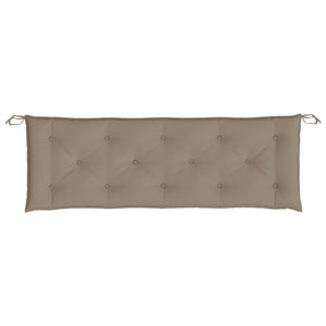 Μαξιλάρι Πάγκου Κήπου Taupe 150x50x7 εκ. Ύφασμα Oxford