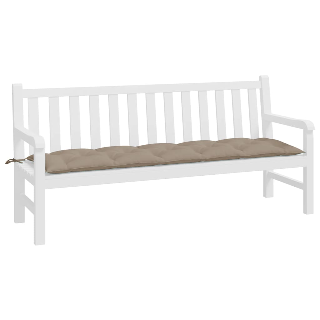 Μαξιλάρι Πάγκου Κήπου Taupe 180x50x7 εκ. Ύφασμα Oxford