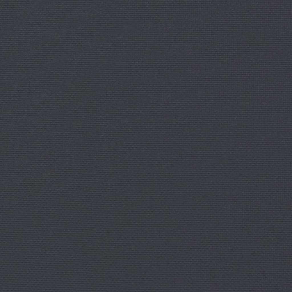 Μαξιλάρι Πάγκου Κήπου Μαύρο 200x50x7 εκ. Ύφασμα Oxford