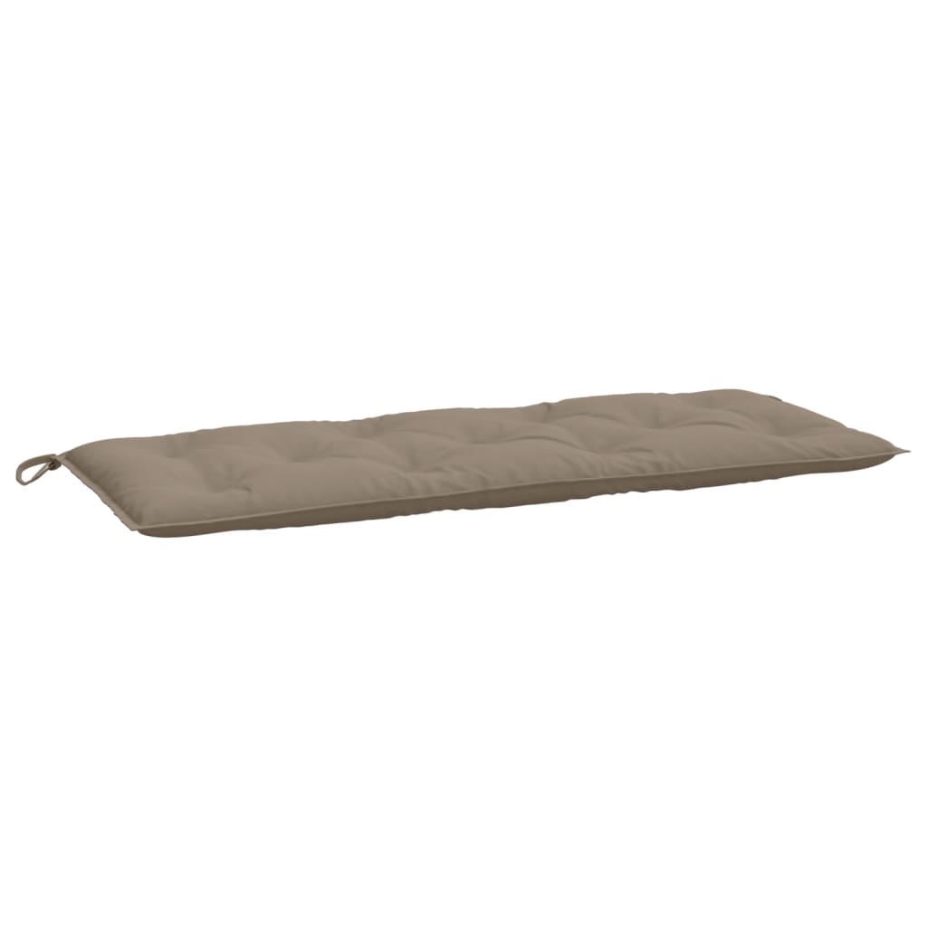 Μαξιλάρια Πάγκου Κήπου 2 τεμ. Taupe 120x50x7cm Ύφασμα Oxford