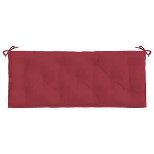 Μαξιλάρια Πάγκου Κήπου 2 τεμ. Μπορντό 120x50x7cm Ύφασμα Oxford