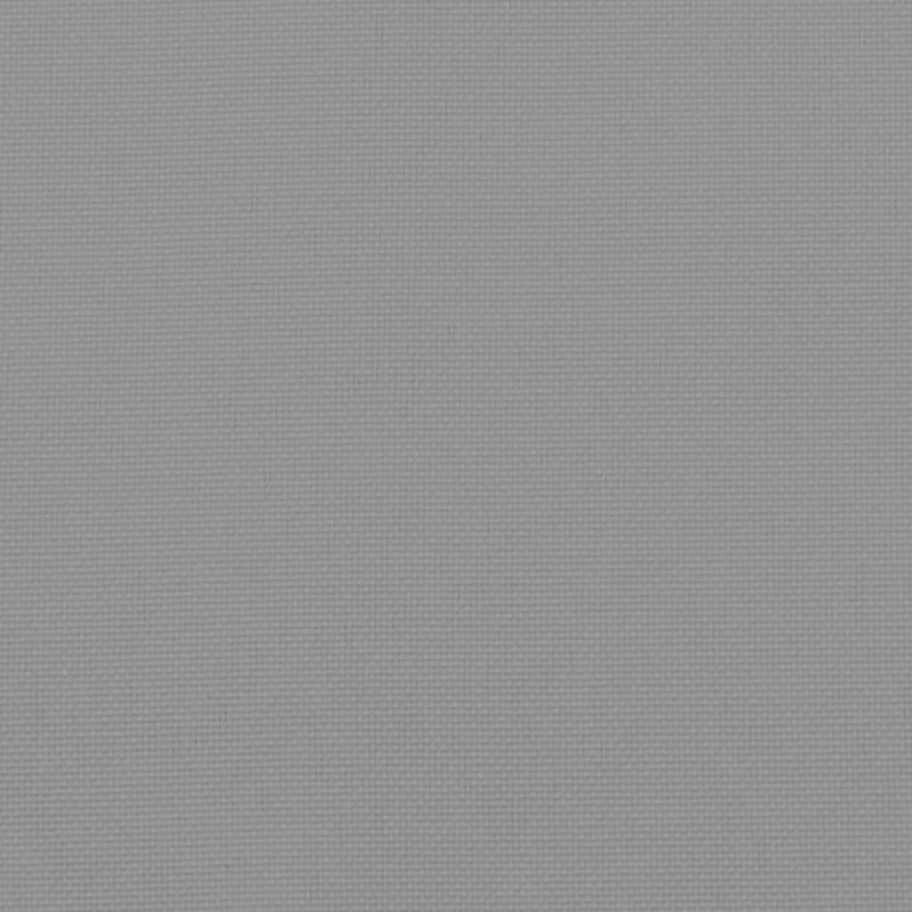 Μαξιλάρια Πάγκου Κήπου 2 τεμ. Γκρι 150x50x7cm Ύφασμα Oxford