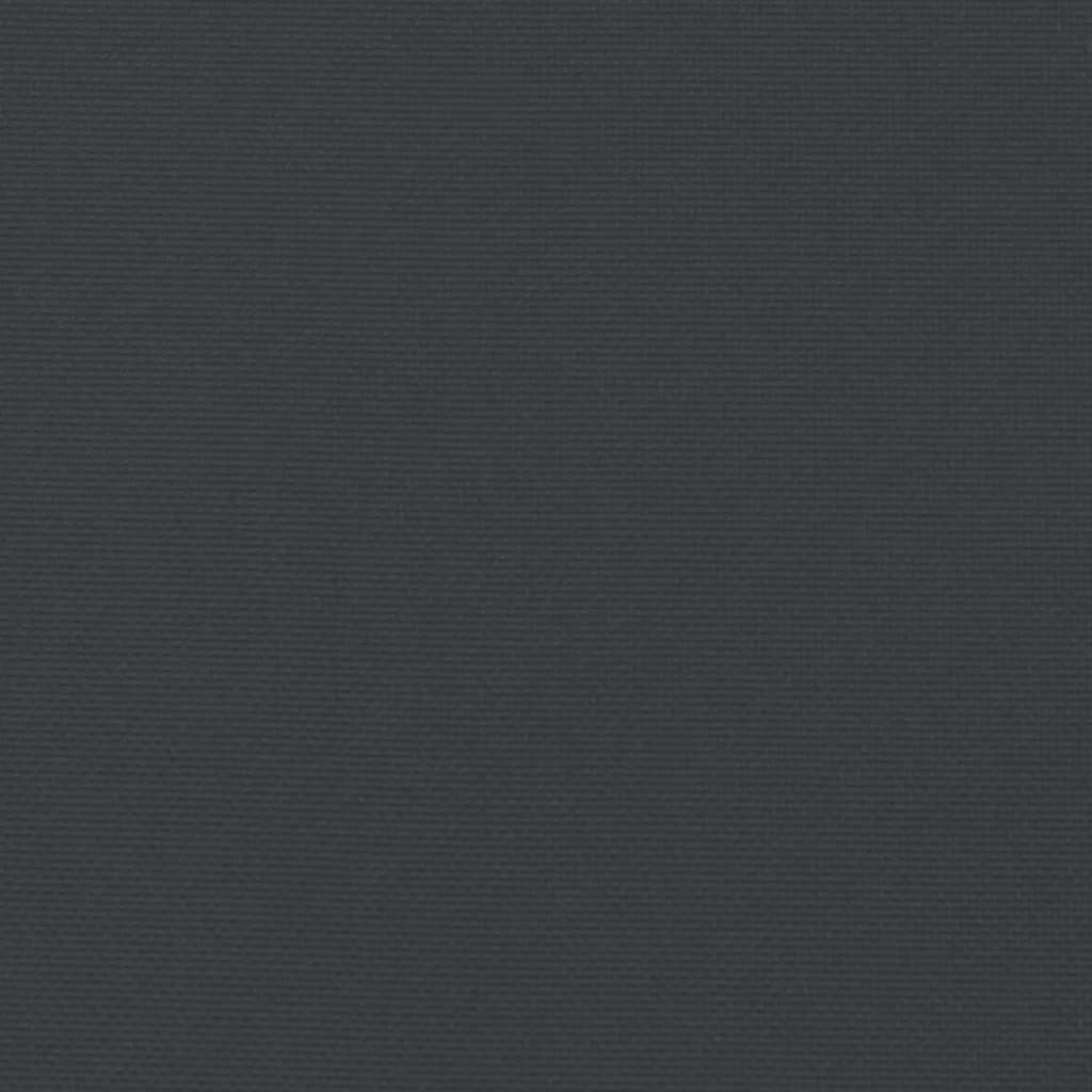 Μαξιλάρια Πάγκου Κήπου 2 τεμ. Μαύρο 150x50x7cm Ύφασμα Oxford